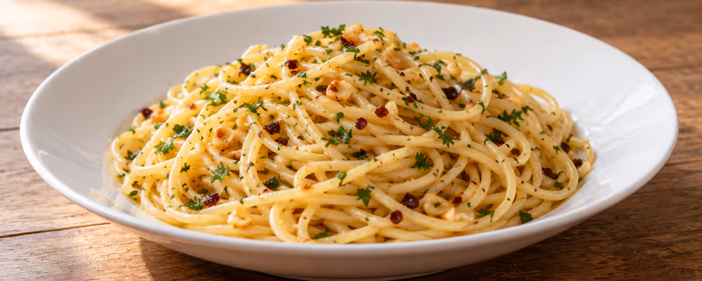 Garlic & Chili Spaghetti