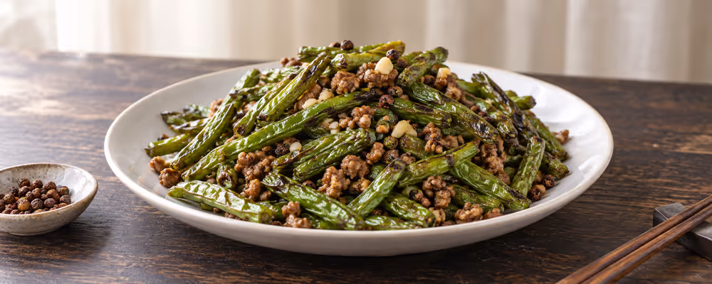 Sichuan Dry-Fried Green Beans