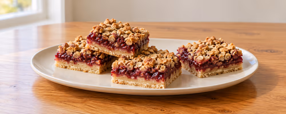 Raspberry Streusel Bars