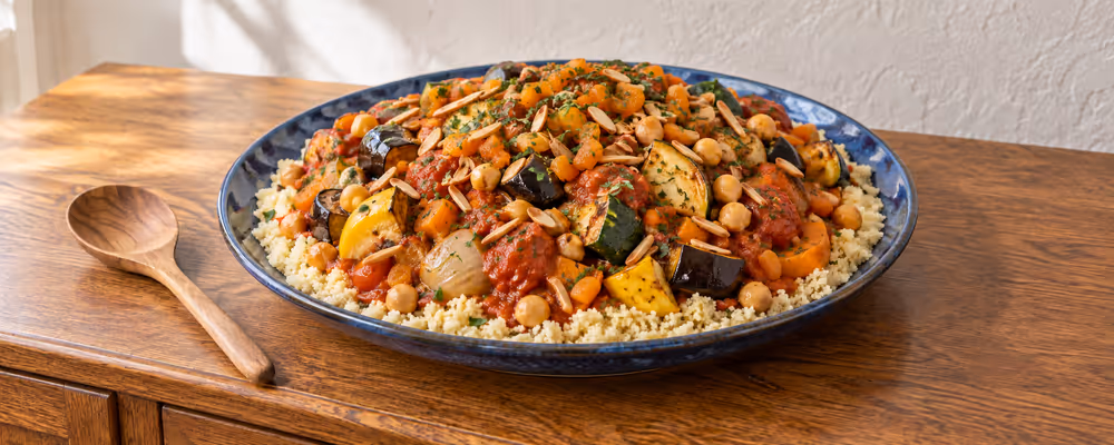 Moroccan Roasted Vegetable Couscous