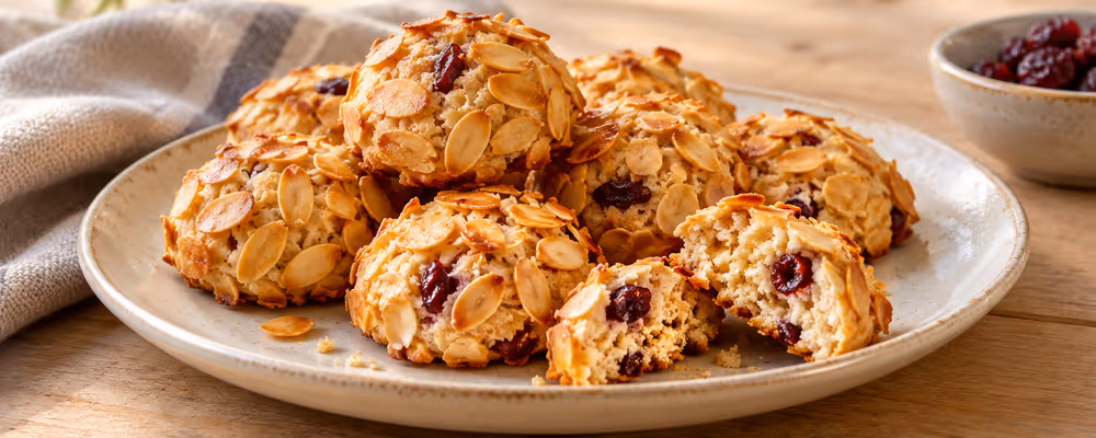 Almond & Cherry Cookies