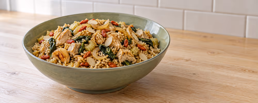 Turkey, Goji & Saffron Pilaf