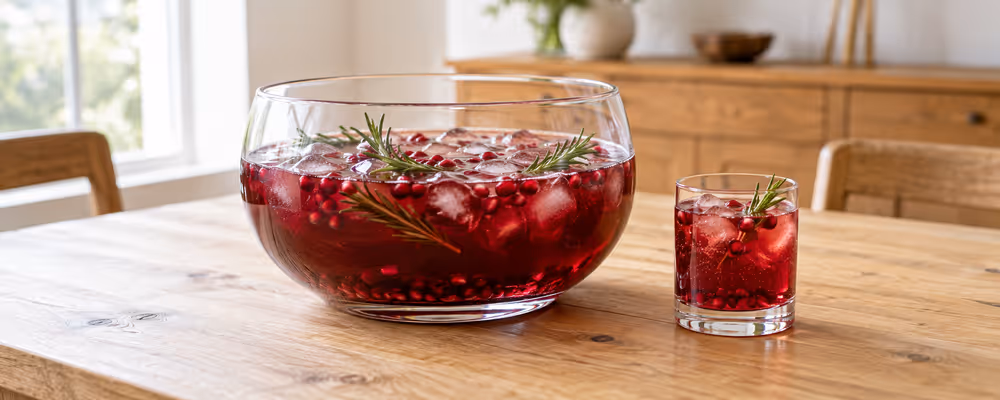Pomegranate & Rosemary Virgin Punch
