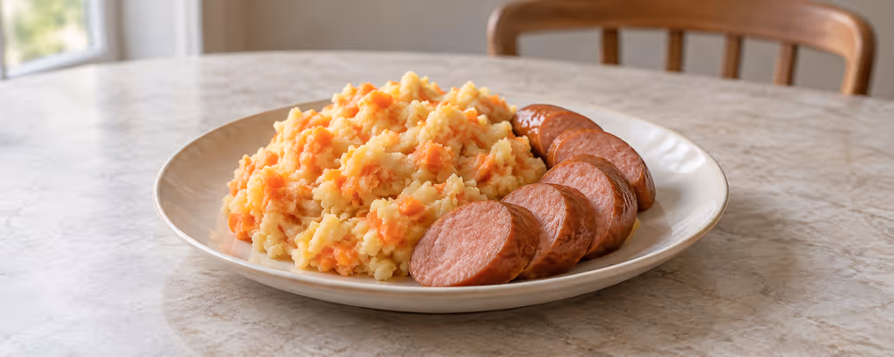 Hutspot with Smoked Sausage