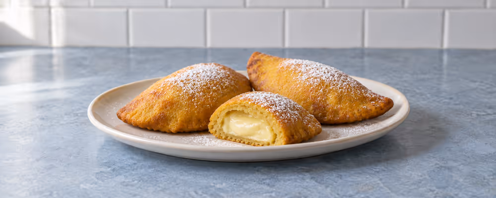 Plantain Custard Empanadas