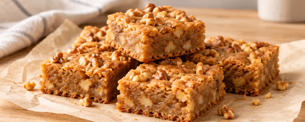 Walnut Blondies