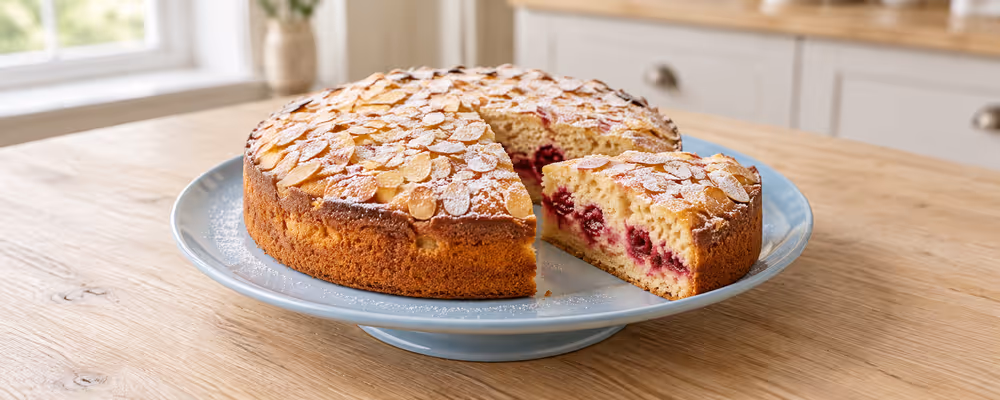 Raspberry Bakewell Cake