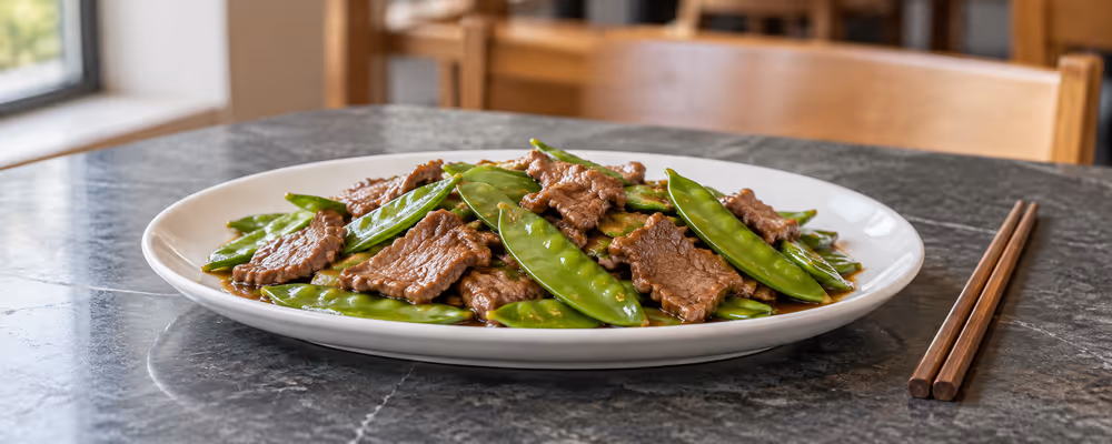 Beef & Snow Peas