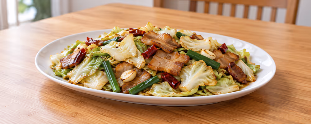 Chinese Cabbage & Pork Stir-Fry