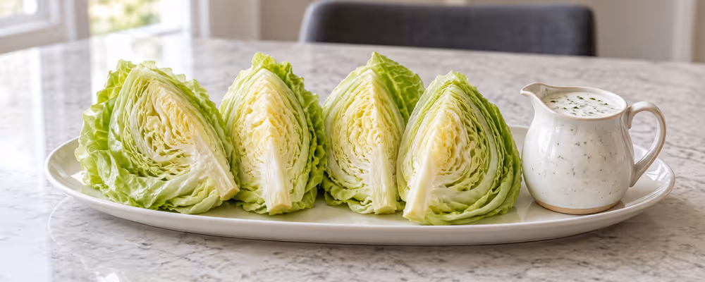 Iceberg Wedge Salad with Ranch