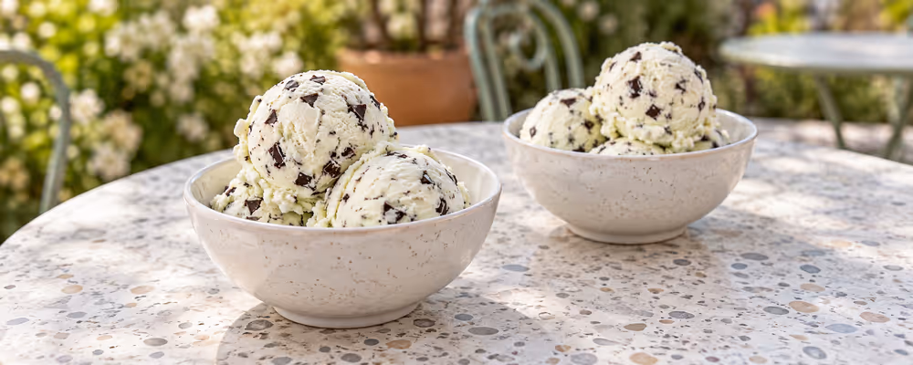 Fresh Mint Chocolate Chip Ice Cream