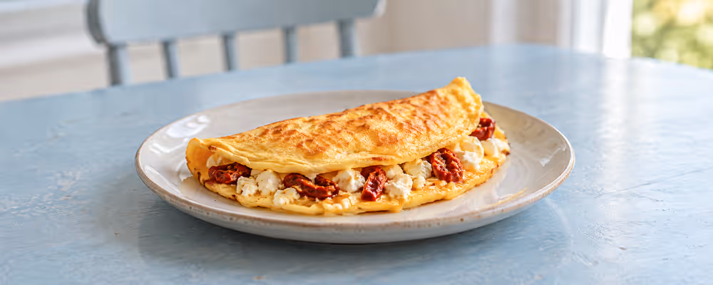 Feta & Semi-Dried Tomato Omelette