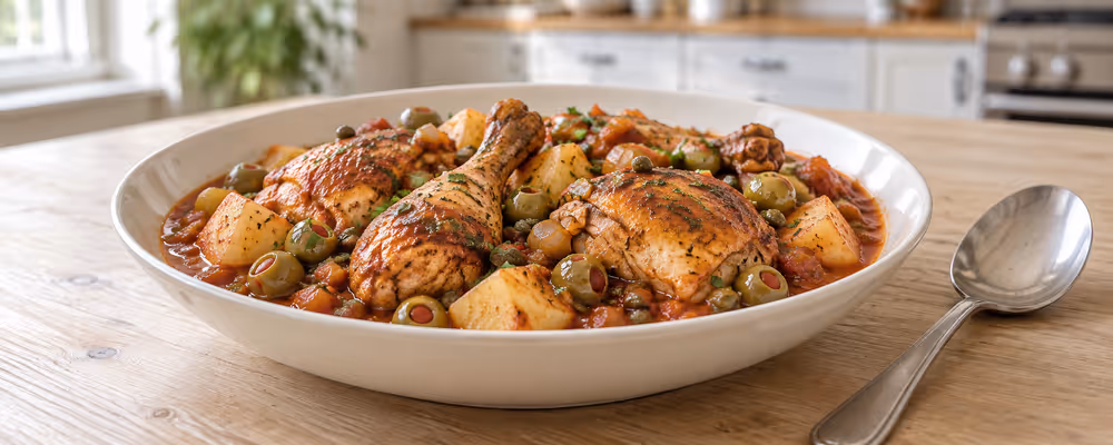 Cuban Chicken Fricassee