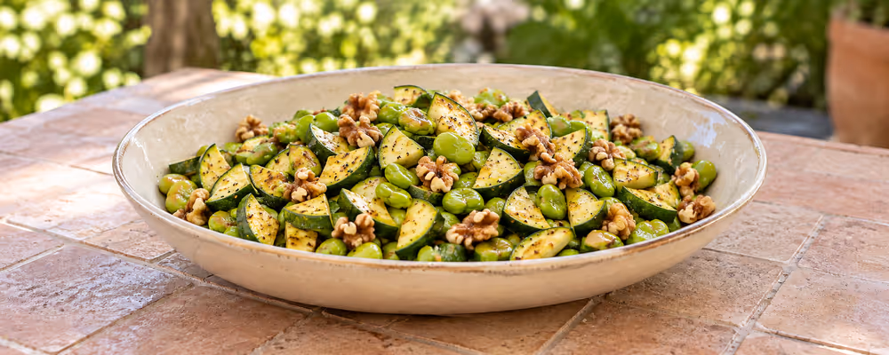 Zucchini & Fava Bean Salad