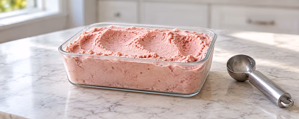Roasted Strawberry Ice Cream