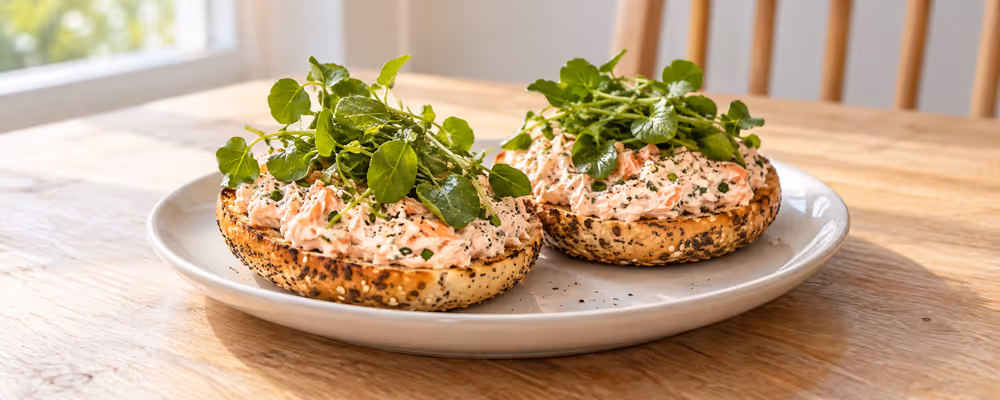Salmon & Chive Bagels