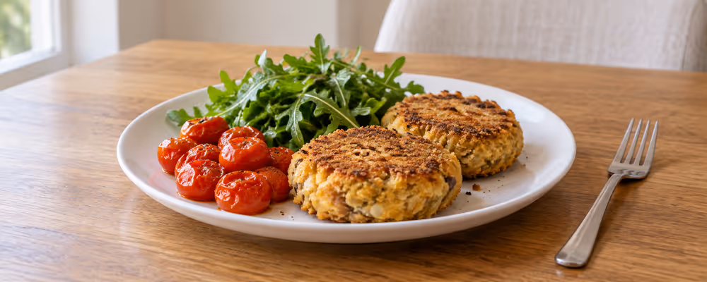 Cheesy Butter Bean Burgers