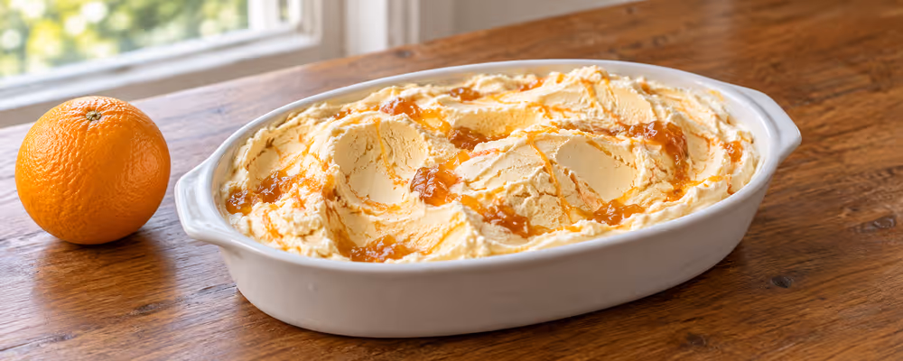 Mascarpone & Marmalade Ice Cream