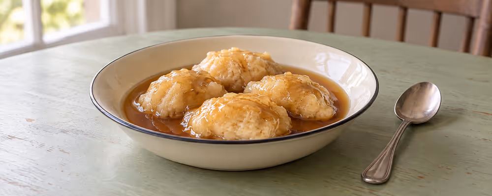 Maple Syrup Dumplings