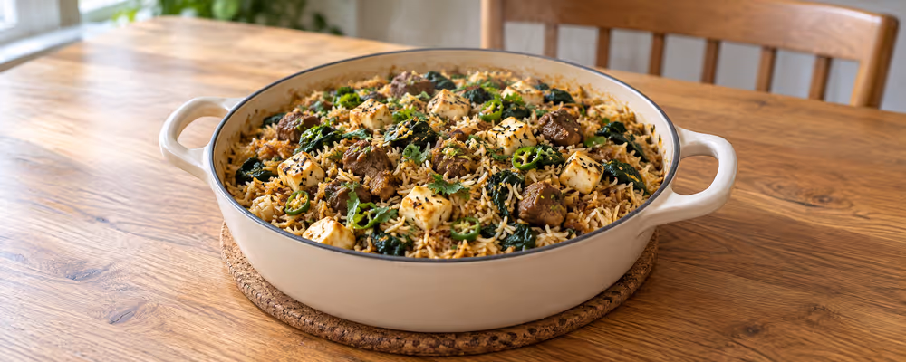 Lamb & Paneer Biryani