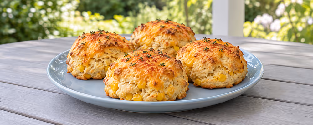 Cheddar & Corn Scones