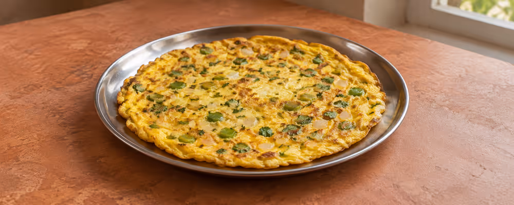 Indian Vegetable Omelette