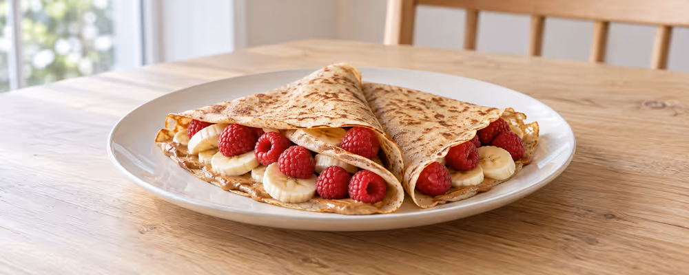 Cinnamon, Almond & Banana Crêpes