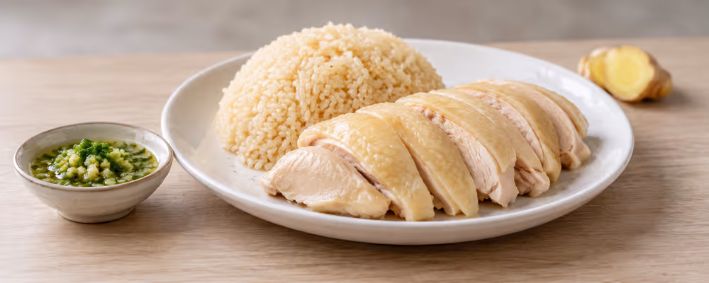 Hainanese Chicken Rice