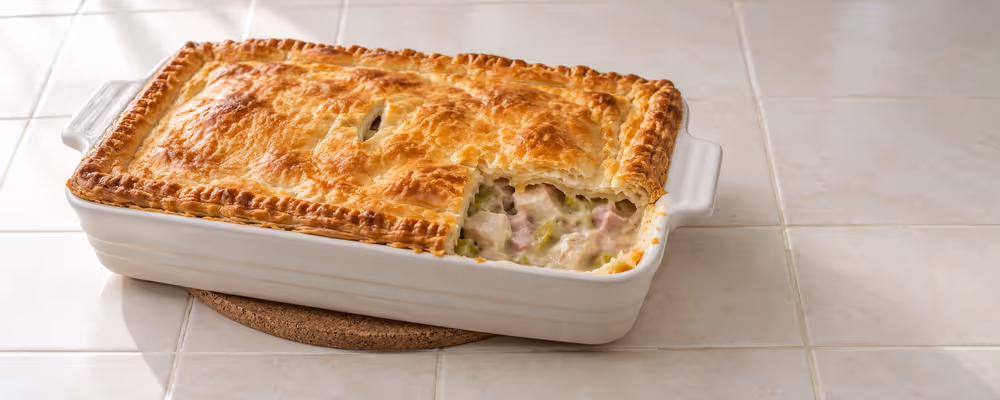 Chicken, Leek & Ham Pie