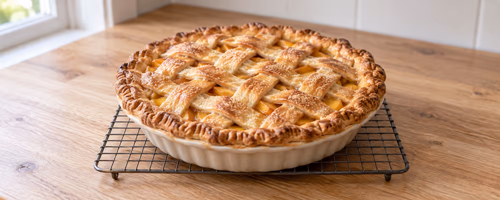 Peach & Ginger Pie