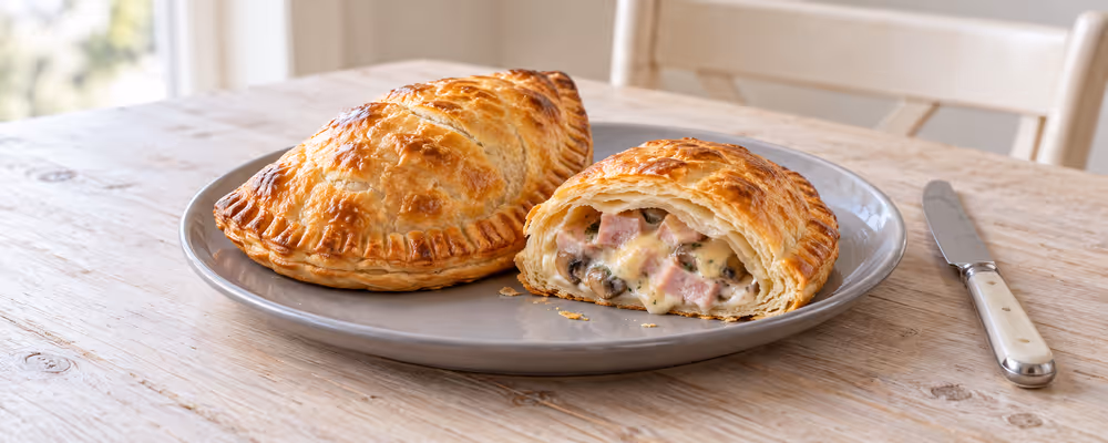 Ham, Cheese & Mushroom Turnovers