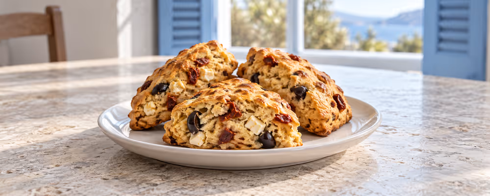 Tomato, Feta & Olive Scones