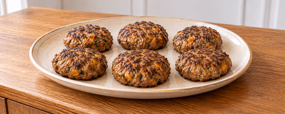 Moroccan Lamb & Apricot Burgers