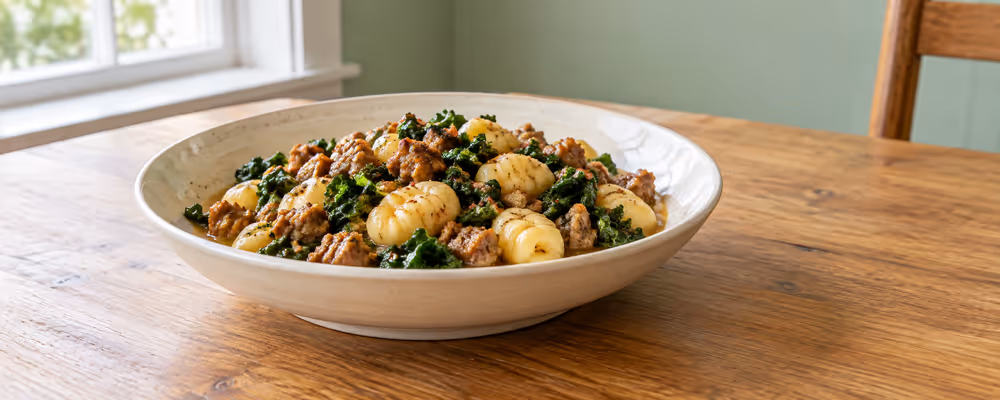 Sausage, Kale & Gnocchi