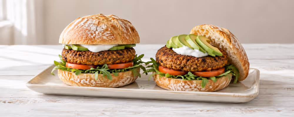 Black Bean & Sweet Potato Burgers