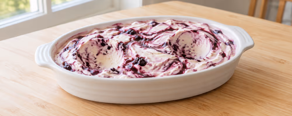 Blackberry Frozen Yogurt