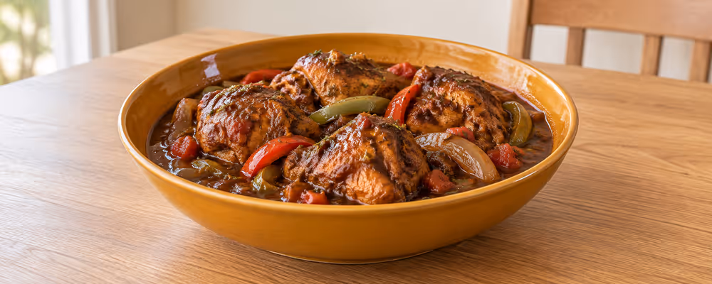 Jamaican Brown Stew Chicken