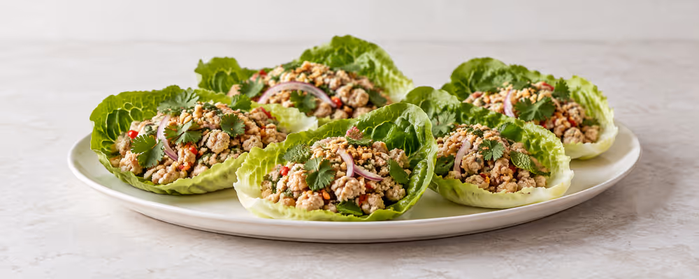 Thai Larb Lettuce Cups