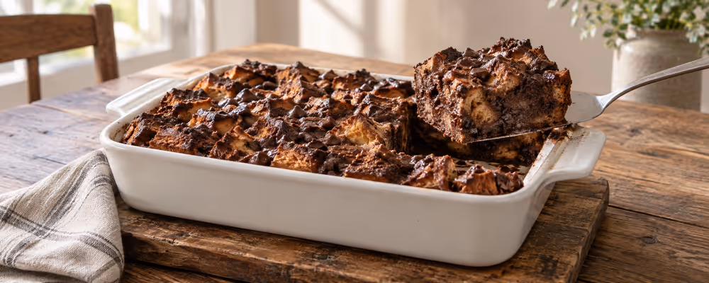 Chocolate Bread Pudding