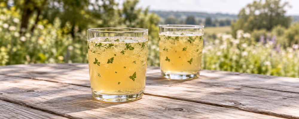 Apple, Elderflower & Mint Sparkle