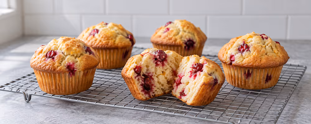 Cranberry & Orange Muffins