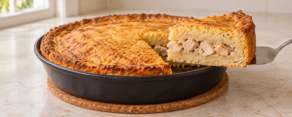 Bermudian Farine & Chicken Pie