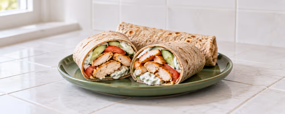 Chicken & Tzatziki Wraps