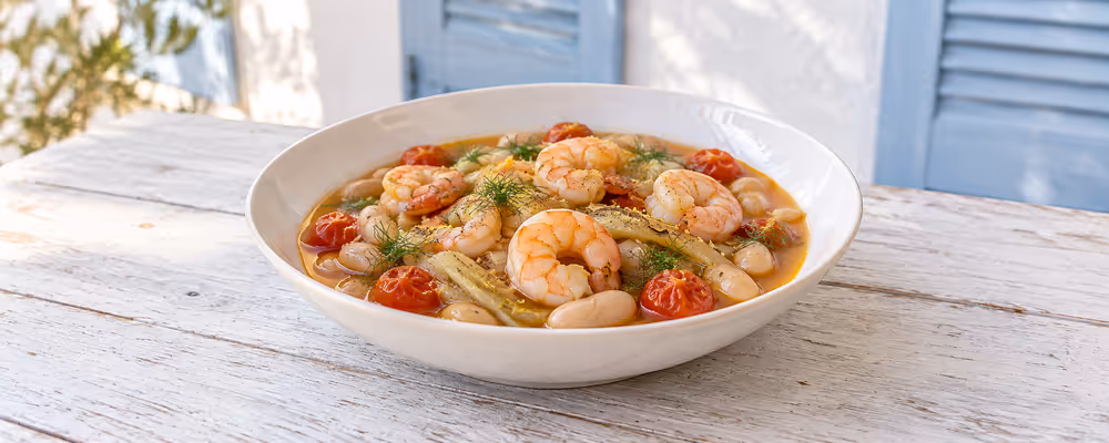 Shrimp, Fennel & Butter Bean Stew