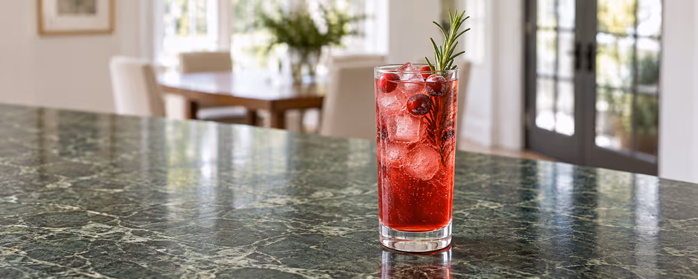 Sparkling Cranberry Mocktail