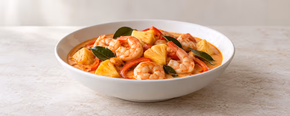 Thai Pineapple Shrimp Curry