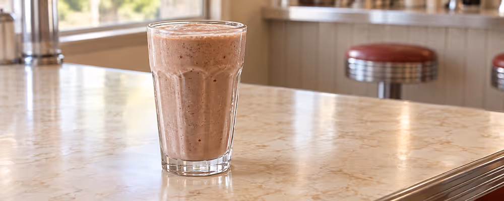 Chocolate & Cherry Milkshake