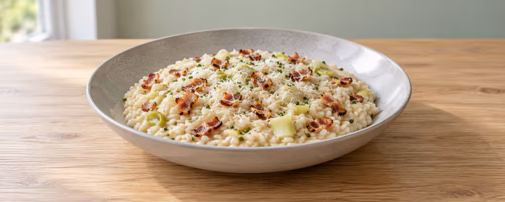 Leek & Bacon Risotto
