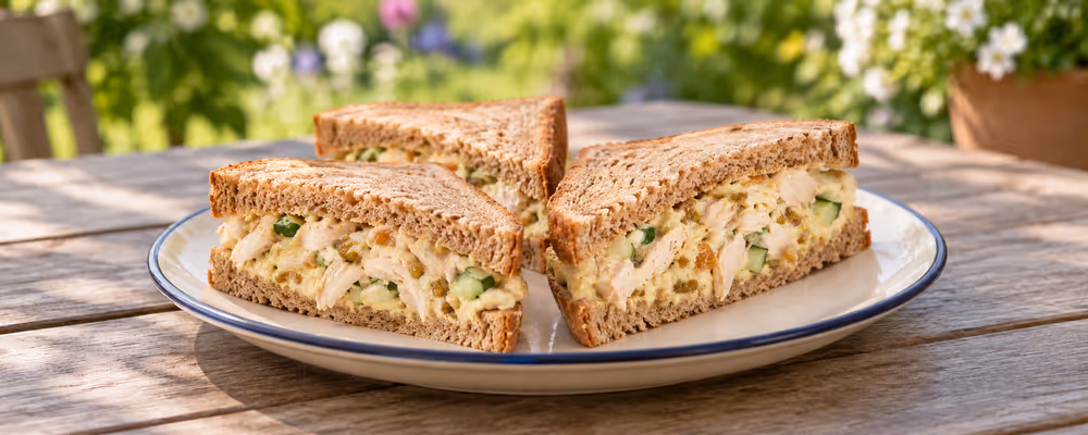 Coronation Chicken Sandwiches