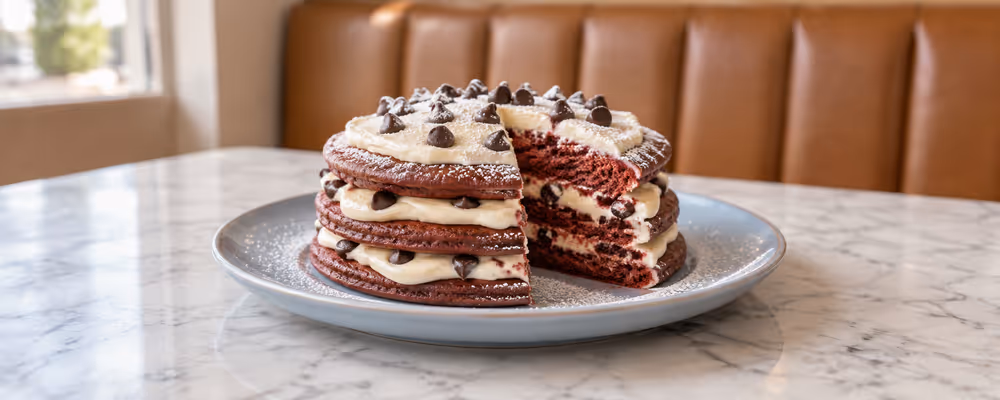 Red Velvet Pancakes